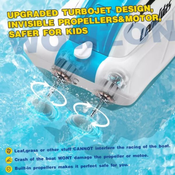 Ferngesteuertes Boot für Kinder Und Erwachsene, 2,4 GHz, – Bild 2