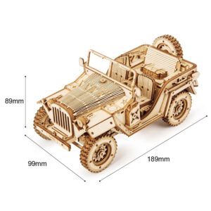 klassischer Army Jeep - 3D Modell für erfahren Modellbauer