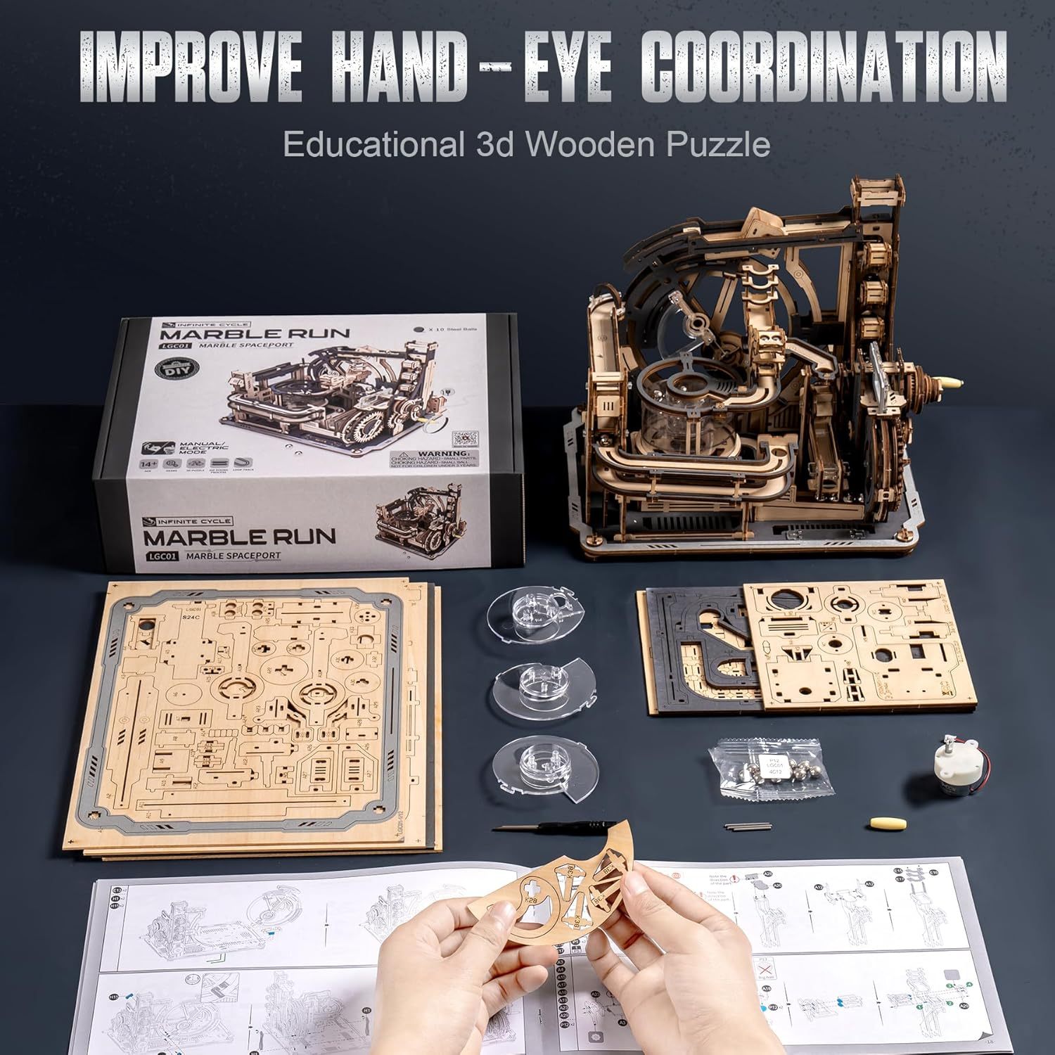 große Kugelbahn "Weltraumhafen" – Bild 5