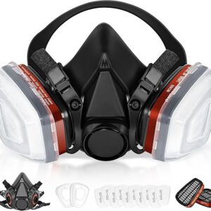 Atemschutz Halbmaske gegen Staub und Gase, für Lackier- und Sprüharbeiten